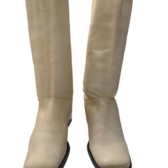 Naturalizer Cream Over the Calf Boots GUC - Picture 2 of 13